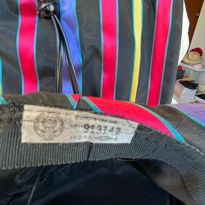 Striped Purse & Hat
