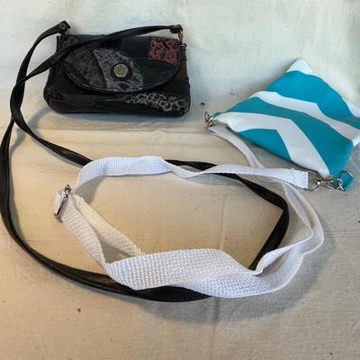 2 modern purses/ fanny pack