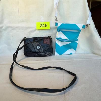 2 modern purses/ fanny pack