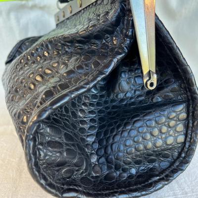 Antique leather purse