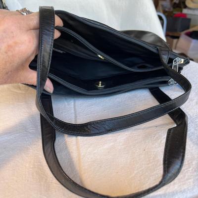 2 black purses