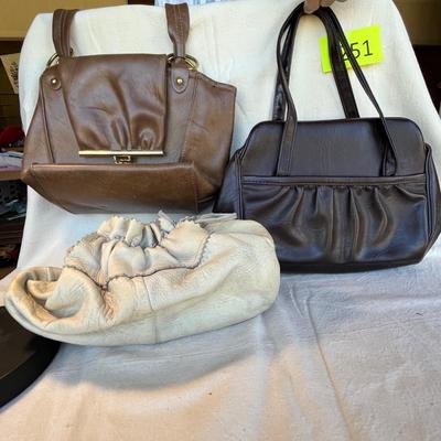 Lot of 3 purses
