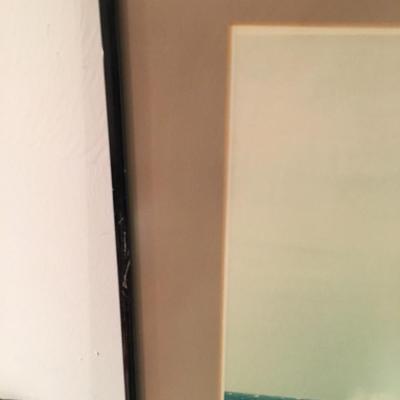 Vintage Framed seascape Photo