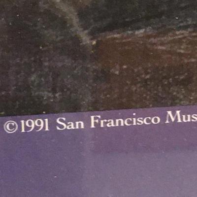 Vintage Matisse poster San Francisco Museum of Modern Art