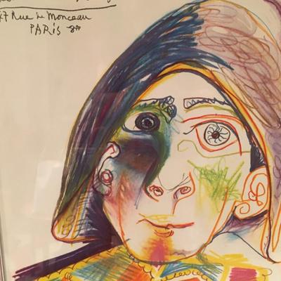 Picasso Galerie Louise Leiris Lithograph 1971