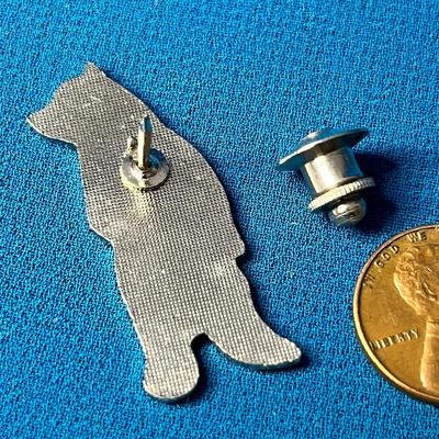ENAMELED STANDING BEAR PIN