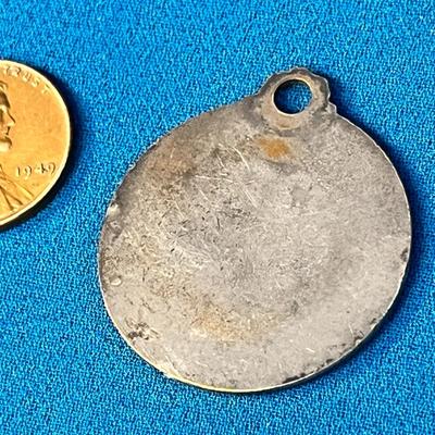 VINTAGE SANTA CATALINA NEW CASINO MEDALLION PENDANT