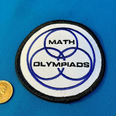 EMBROIDERED â€œMATH OLYMPIADSâ€ PATCH