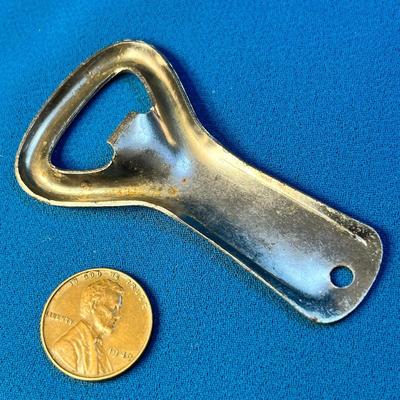 SIMPLE METAL BOTTLE OPENER KEY CHAIN FOB