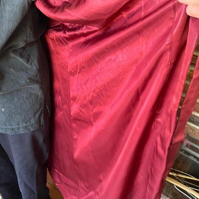 Awesome 1930s Brocade Silk Men's full length Smoking jacket