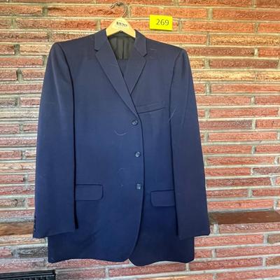 1950s Blue Men's Suit
