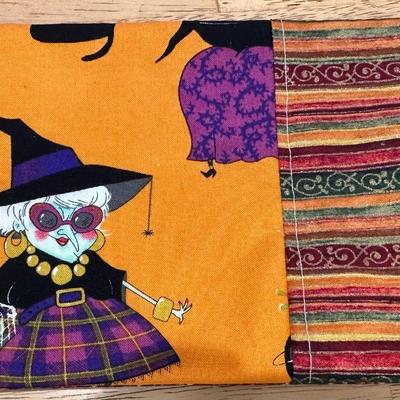 Handmade Halloween Small Placemat or Cup Mat  8.5 x 5.5