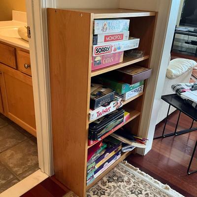 AB1370 Oak Wooden Book Shelf