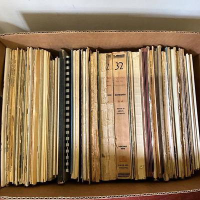 AB1382 Two Boxes of Vintage Sheet Music