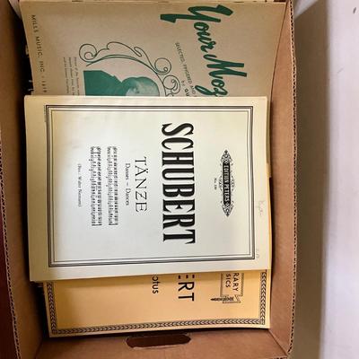 AB1382 Two Boxes of Vintage Sheet Music