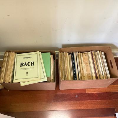 AB1382 Two Boxes of Vintage Sheet Music