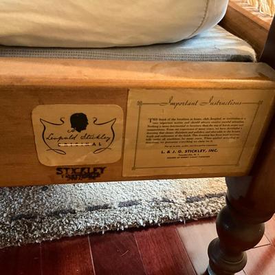 AB1384 Pair of Vintage Cherry  Stickley Canopy Bed