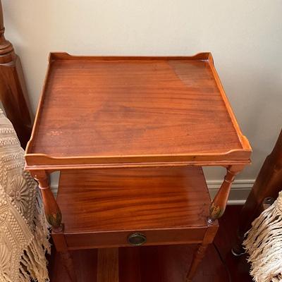 AB1388 Vintage IRWIN Painted Single Drawer Stand