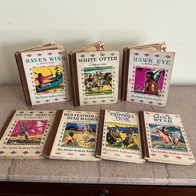 AB1390 Antique 1930's The Little Indian Series Books by David Cory