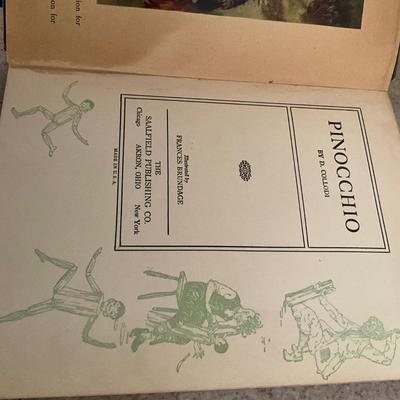 AB1401 Vintage Pinocchio Companion and Illustrated Ed.