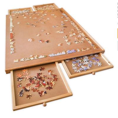 AB1403 Lot of Puzzles with Bits & Pieces Puzzle Board