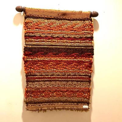 AB1415 Mid Century Hand Woven Textile Wall Hanging by Joanne Scentlebury P.E.I.