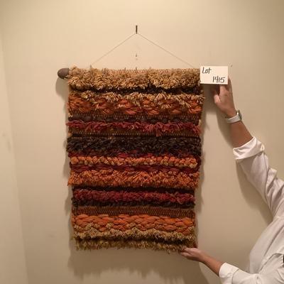 AB1415 Mid Century Hand Woven Textile Wall Hanging by Joanne Scentlebury P.E.I.