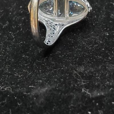 Edwardian Aquamarine Ring