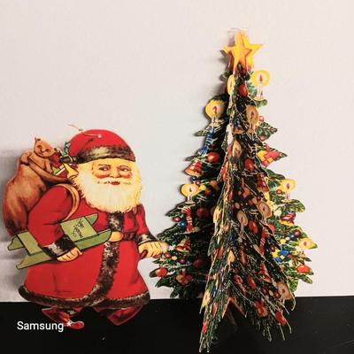 Santa And Christmas Tree