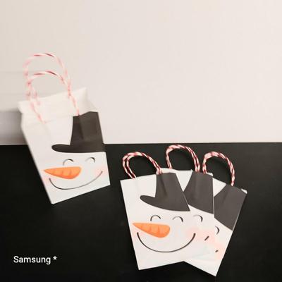Christmas Snowman Bag