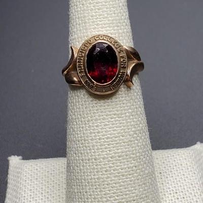 San Francisco College for Women Class Ring