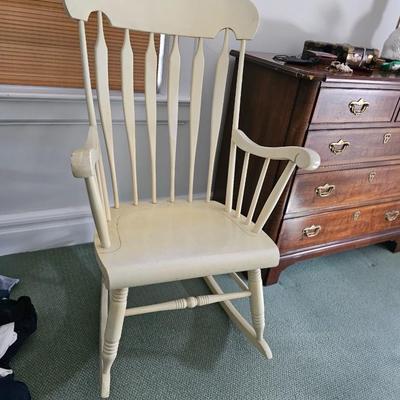 Vintage painted Rocking Chair
