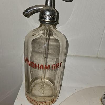 Antique Windham Dry Seltzer Bottle LaFrance Beverage Co
