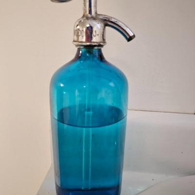 Antique blue Seltzer Bottle Lakewood, NJ