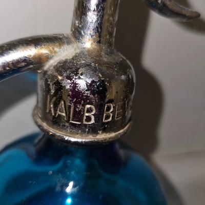 Antique blue Seltzer Bottle Lakewood, NJ