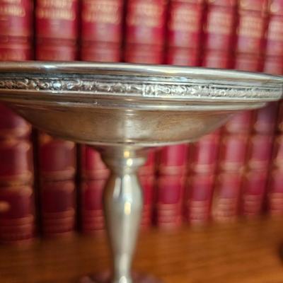 Two Sterling Silver Weighted dishes