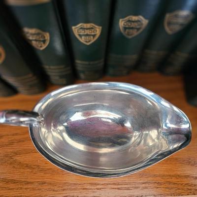 Sterling Giblet Gravy Sauce Boat Pourer with handle