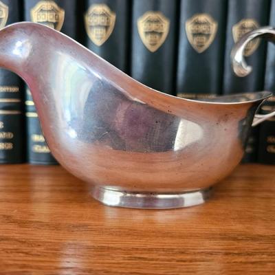 Sterling Giblet Gravy Sauce Boat Pourer with handle