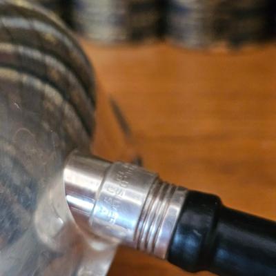 Sterling Giblet Gravy Sauce Boat Pourer with handle