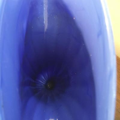 Post modern fan glass vase