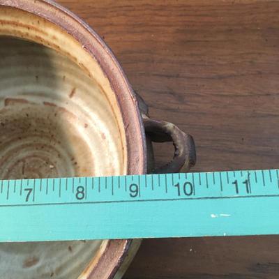 Large covered ceramic pot
