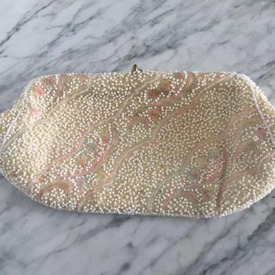 Vintage beaded clutch