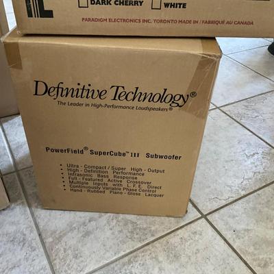 K1434 Definitive Powerfield Super Cube III Subwoofer