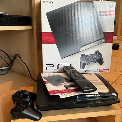 K1435 Sony Playstation 3 with Remote and One Controller, comes with original Box