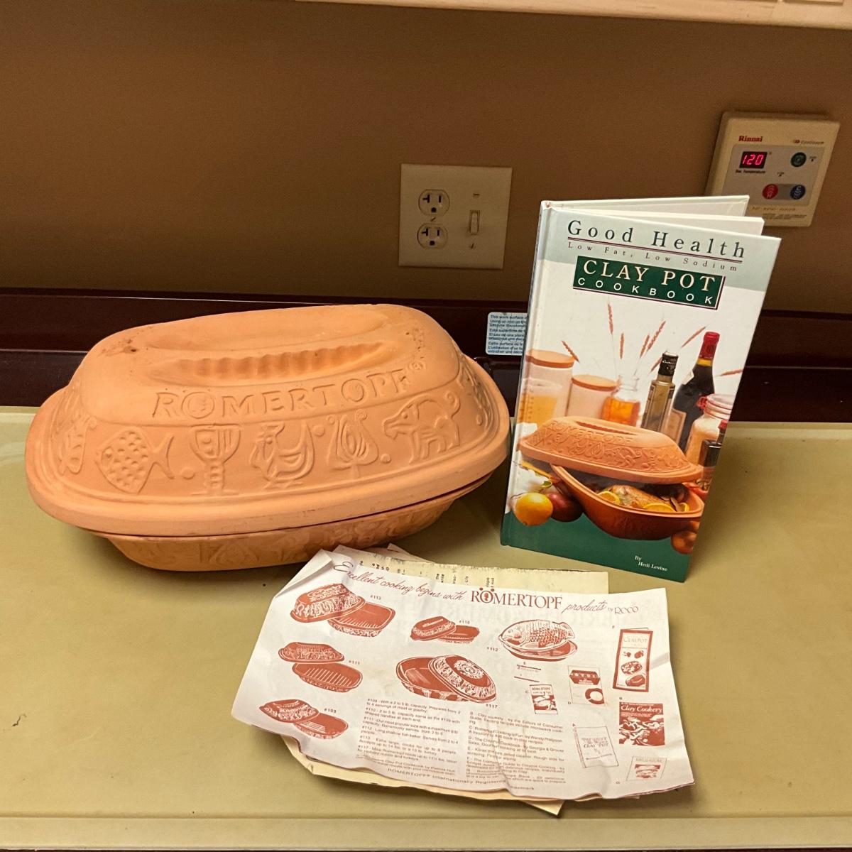 MDR1449 Romertopf Clay Pot EstateSales Mdr1449 romertopf clay pot estatesales