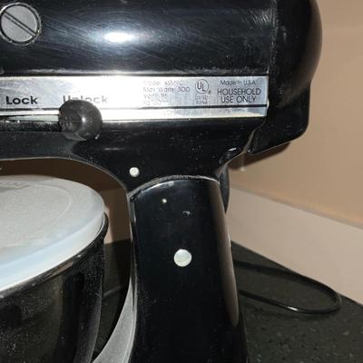 K1479 Black Kitchen-Aid Mixer with attachement