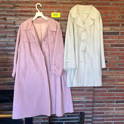 2 Vintage women's full length coats