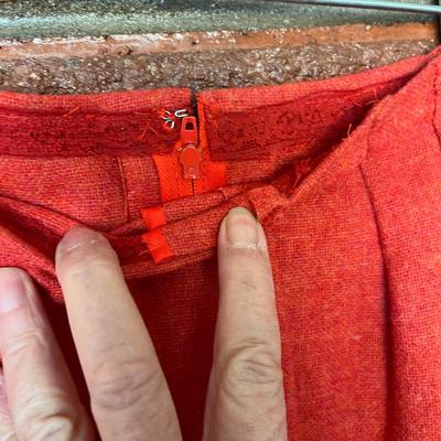 Great Orange Skirt suit