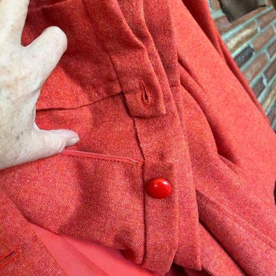 Great Orange Skirt suit