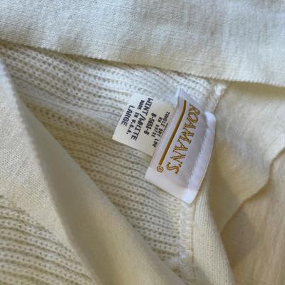 3 Ivory/ White sweaters